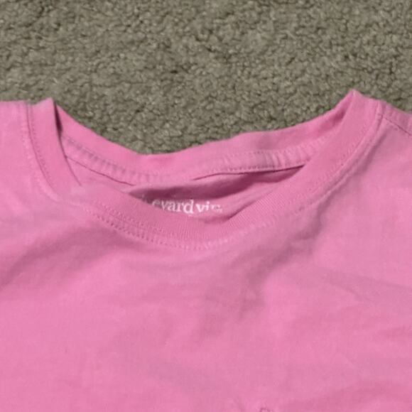 Vineyard Vines Women Small T-Shirt VALENTINES DAY Chocolate Box Whale Pink - Picture 7 of 11